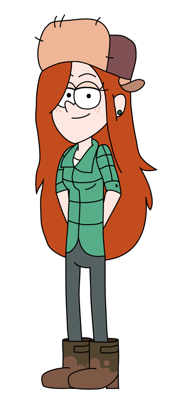 Cartoon characters. Gnome clipart gravity falls