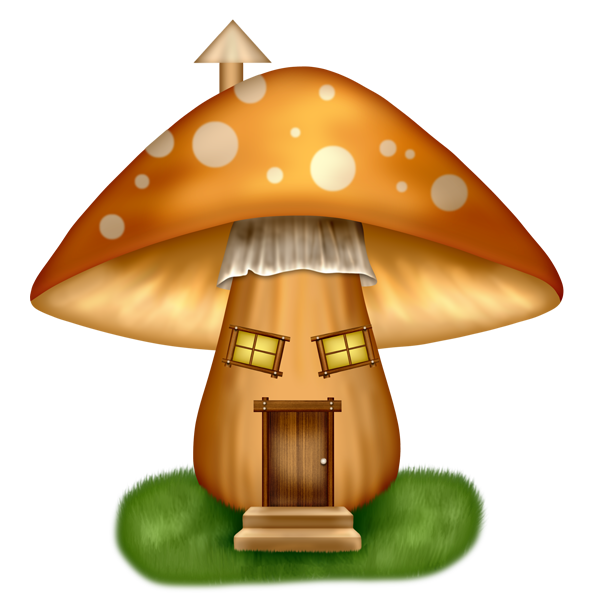 Gnome mushroom house
