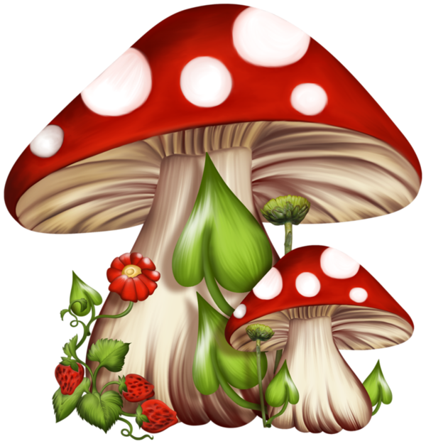Download Gnome clipart red mushroom, Gnome red mushroom Transparent ...