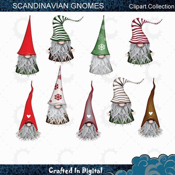 gnome clipart scandinavian