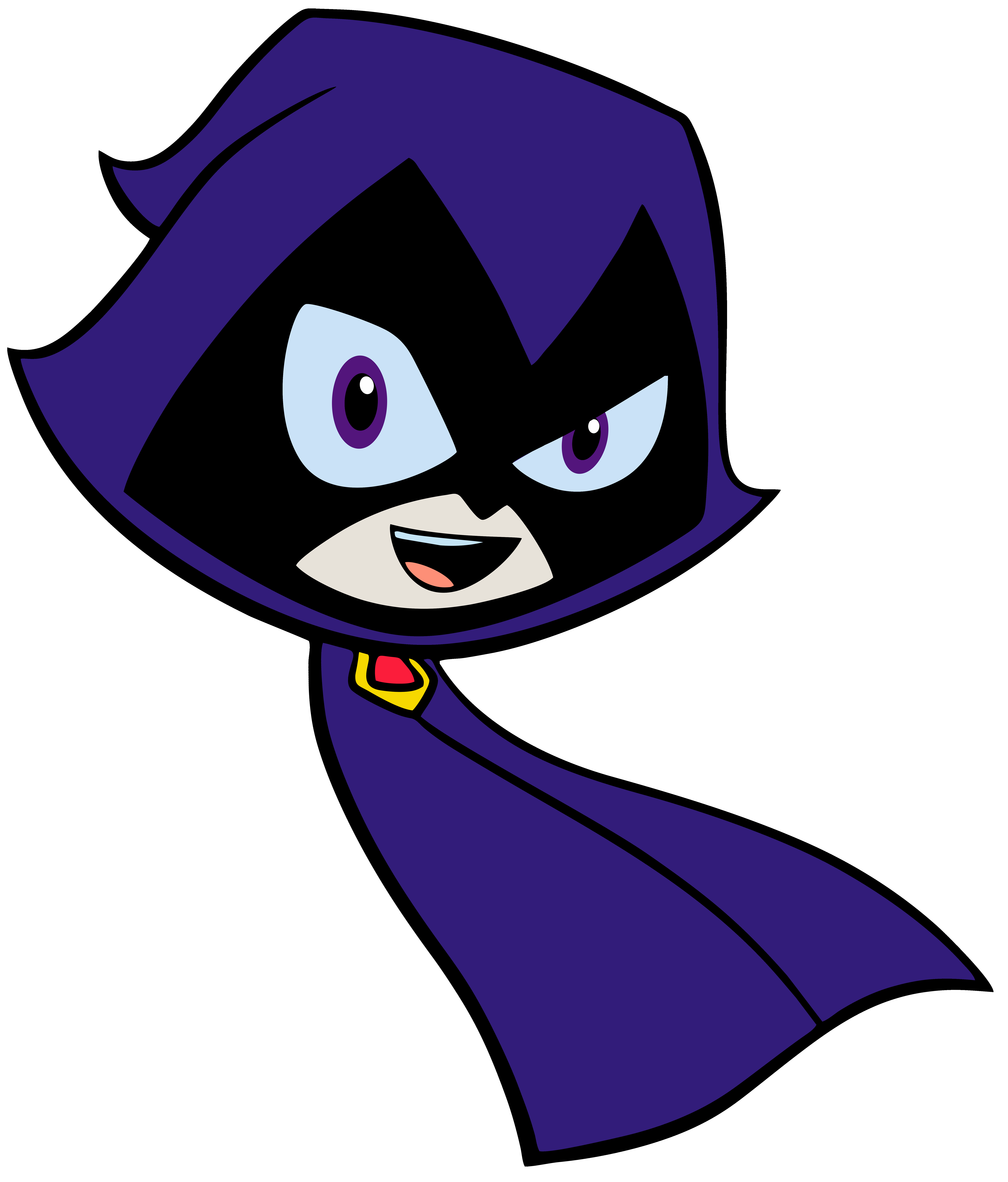 Go clipart png. Teen titans raven clip