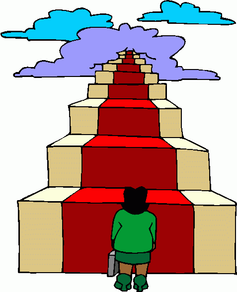 Image result for clipart climbing stairs gif