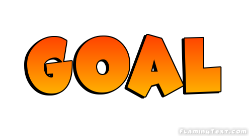 Goal logo free design. Goals clipart word