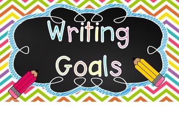 goal clipart writing