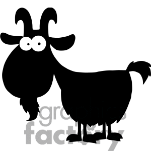 goat clipart easy cartoon