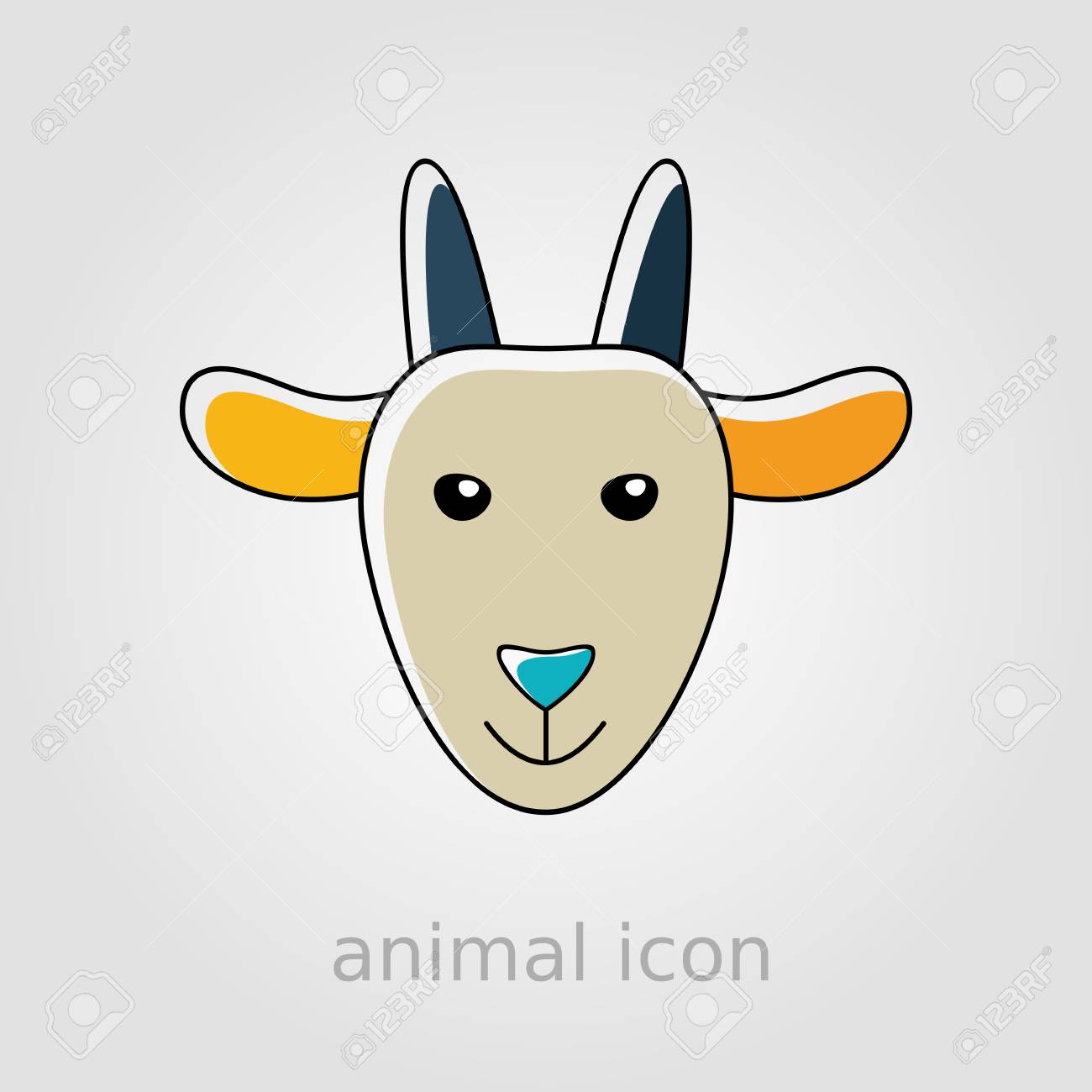 Goat clipart farm animal. Free download clip art