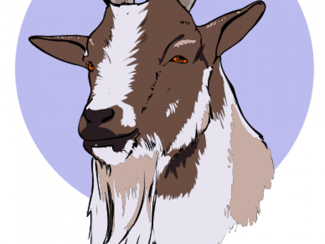 goat clipart grey object