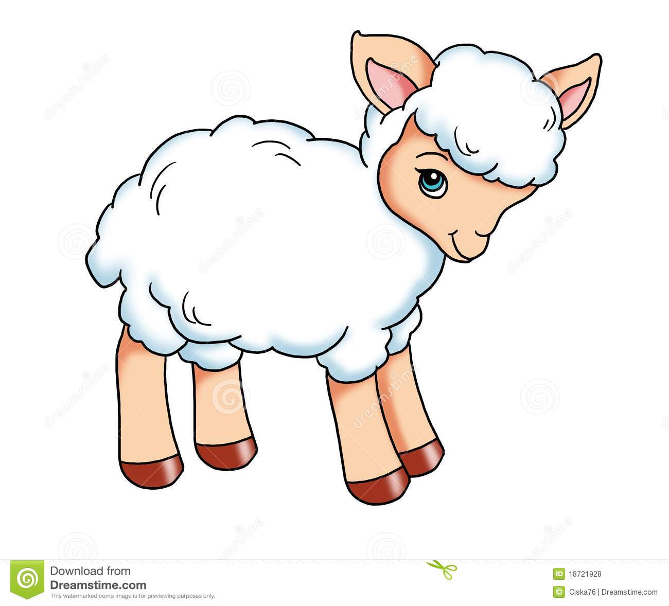 Lamb clipart baby lamb. Free goat kawaii download