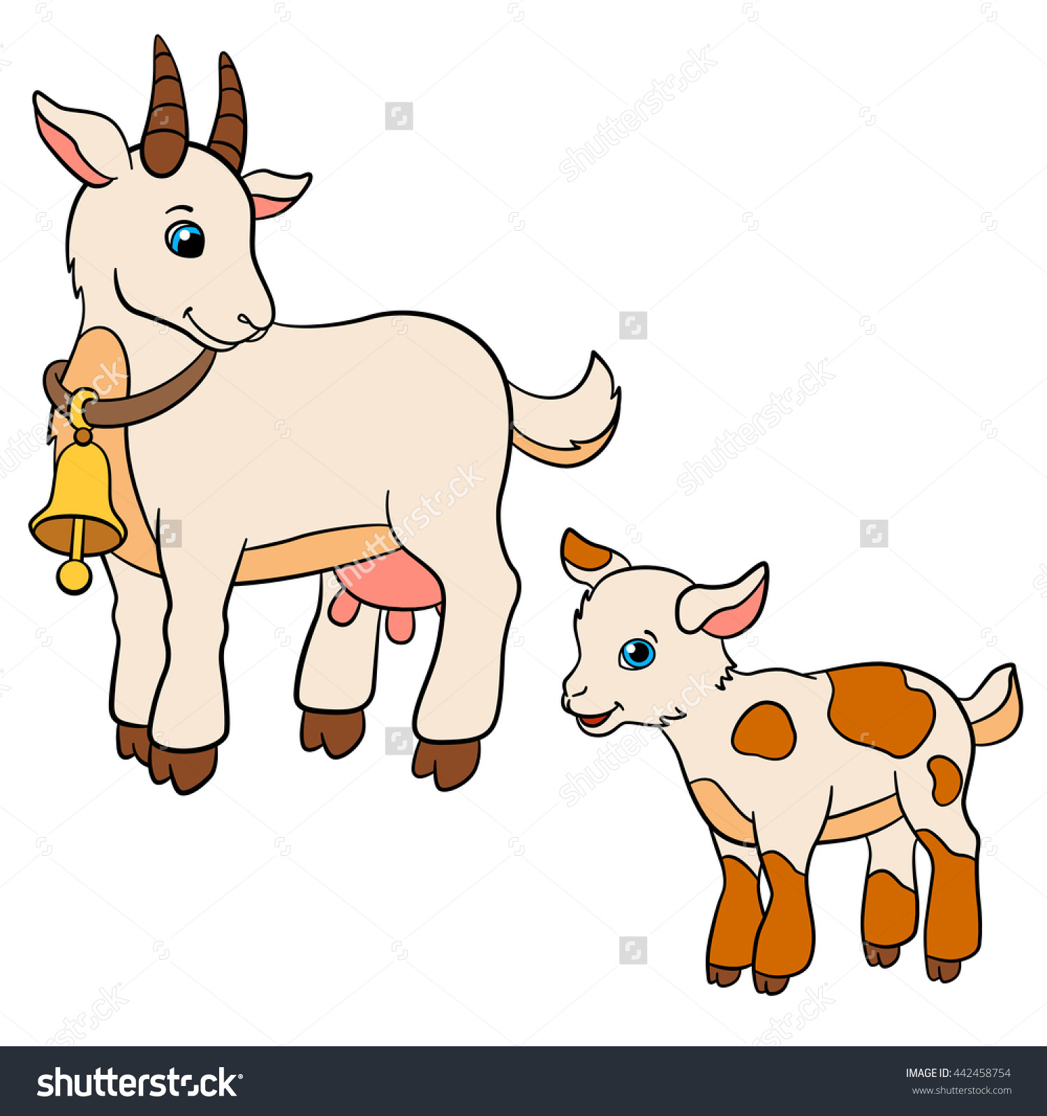 goat clipart mama