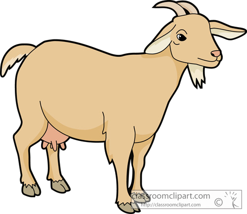 goat clipart traceable