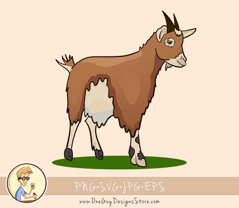 goat clipart vector cartoon