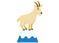 Goat clipart wild goat. Baby free download best