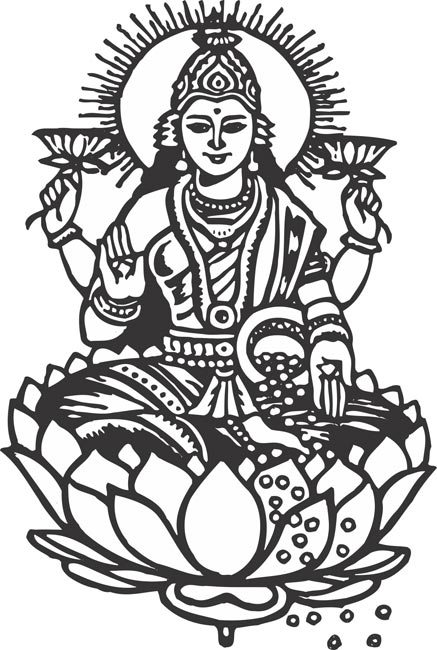 god clipart lakshmi