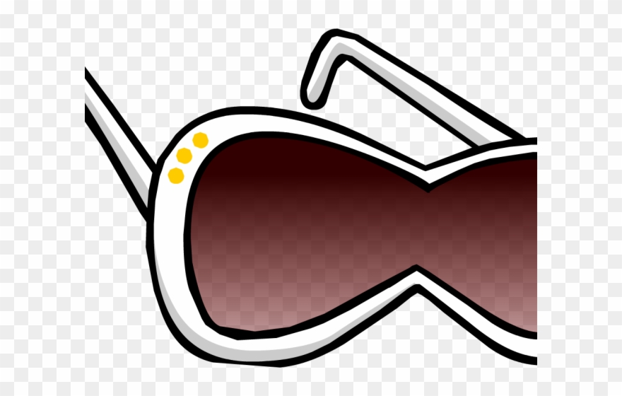Gafas de sol . Goggles clipart club penguin