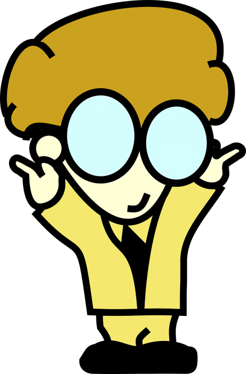 Goggles clipart nerd glass. Glasses nerdy boy young