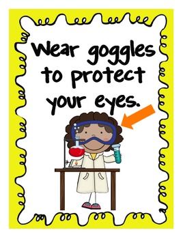 goggles clipart science safety rule