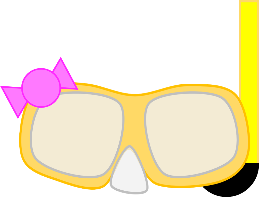 Goggles clipart snorkel mask. Image body by zephyranimation