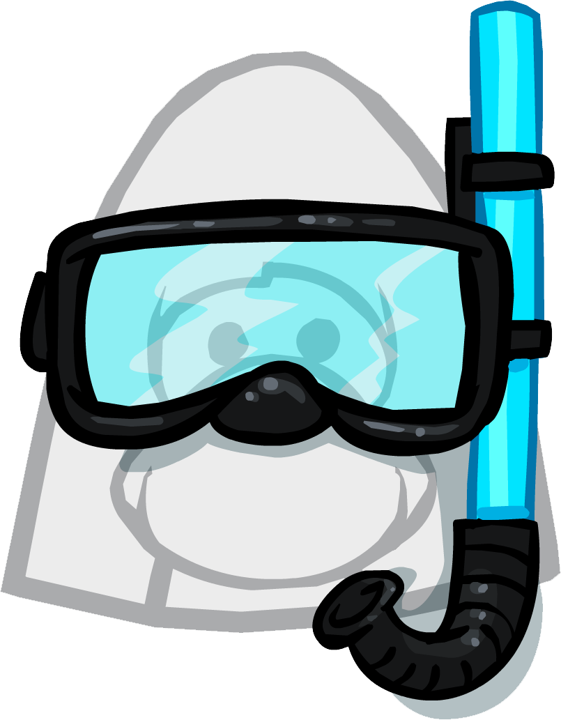 Survival club penguin wiki. Goggles clipart snorkel mask