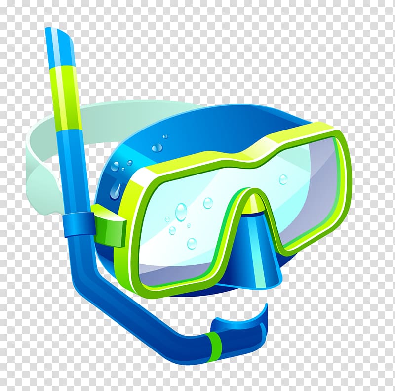 goggles clipart swim fin