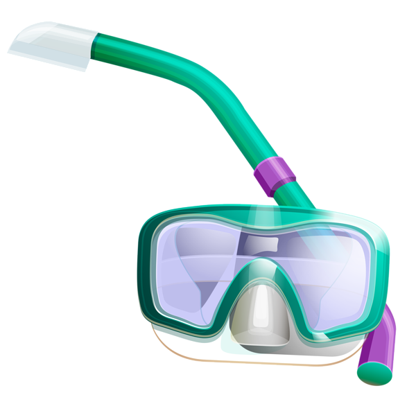 goggles clipart swim fin
