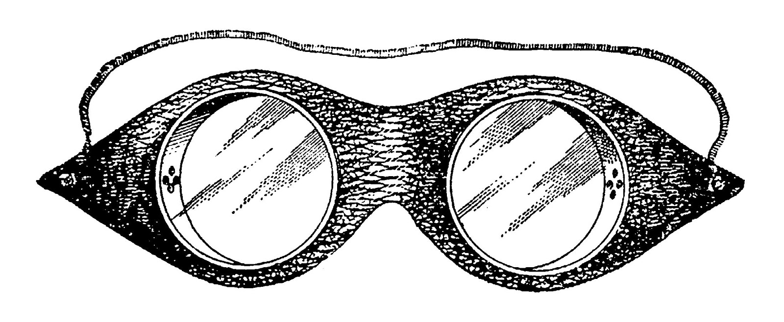 goggles clipart vintage glass