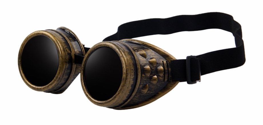 Goggles clipart welding goggles. Steampunk transparent background 