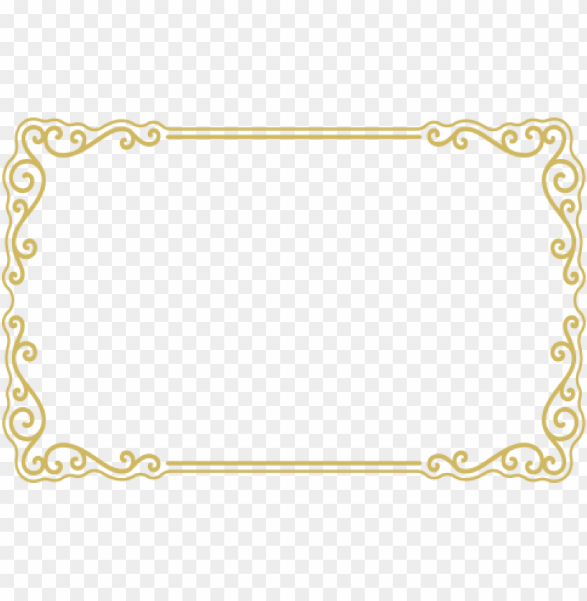 Gold border png. Frame free images toppng