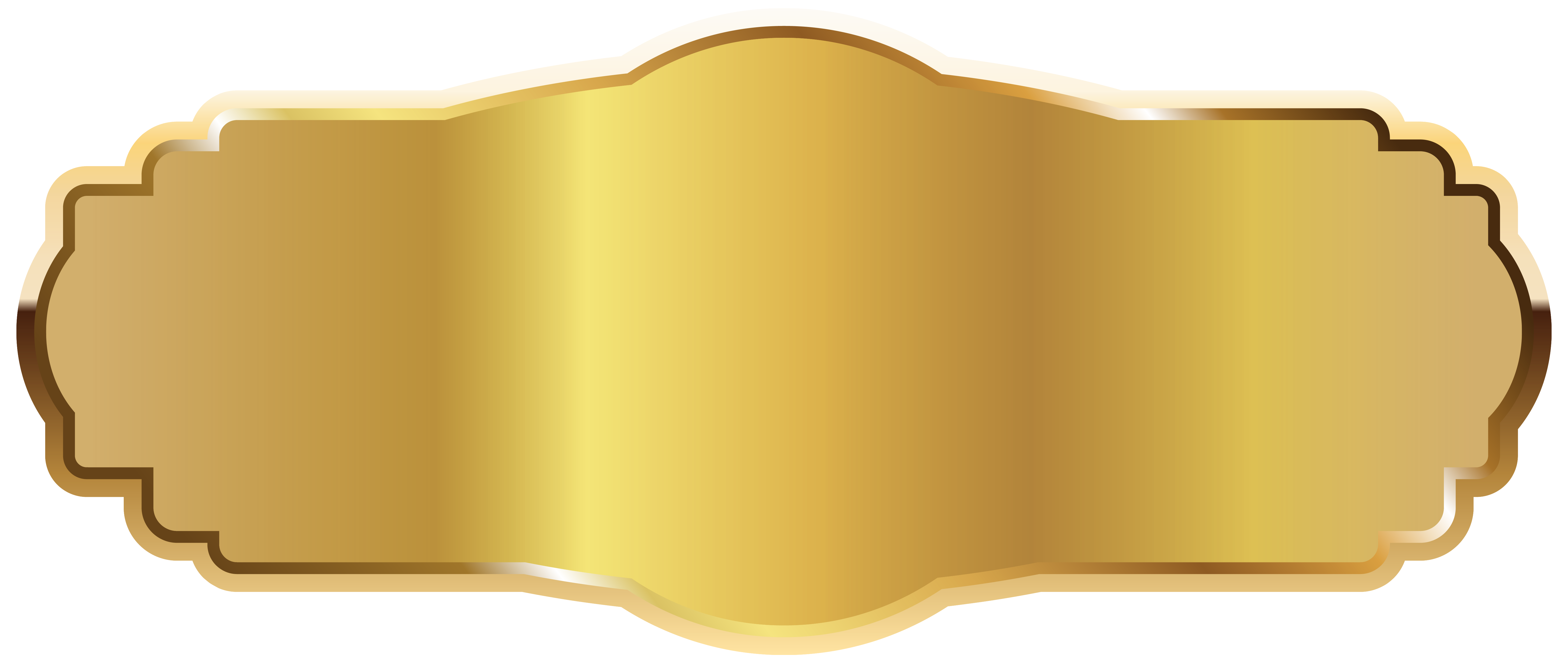 Plaque golden