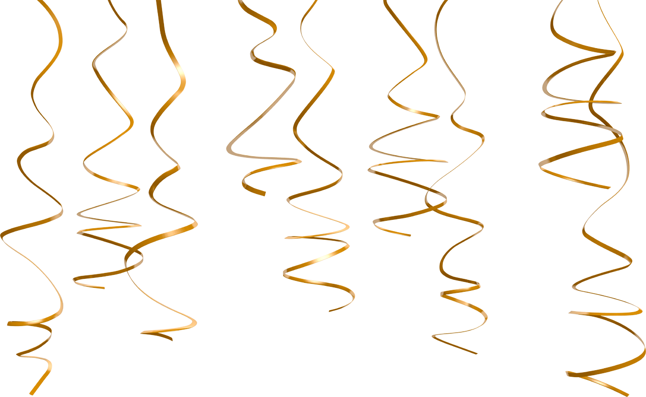 Luxury wedding planner in. Streamers clipart event