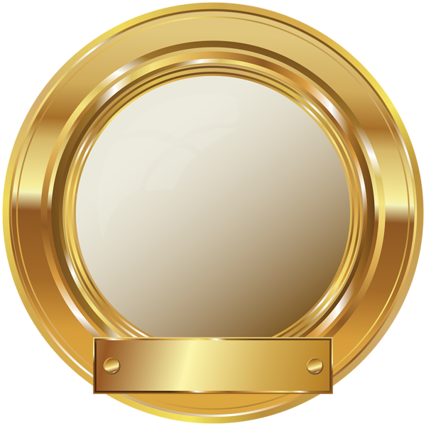 gold clipart circle