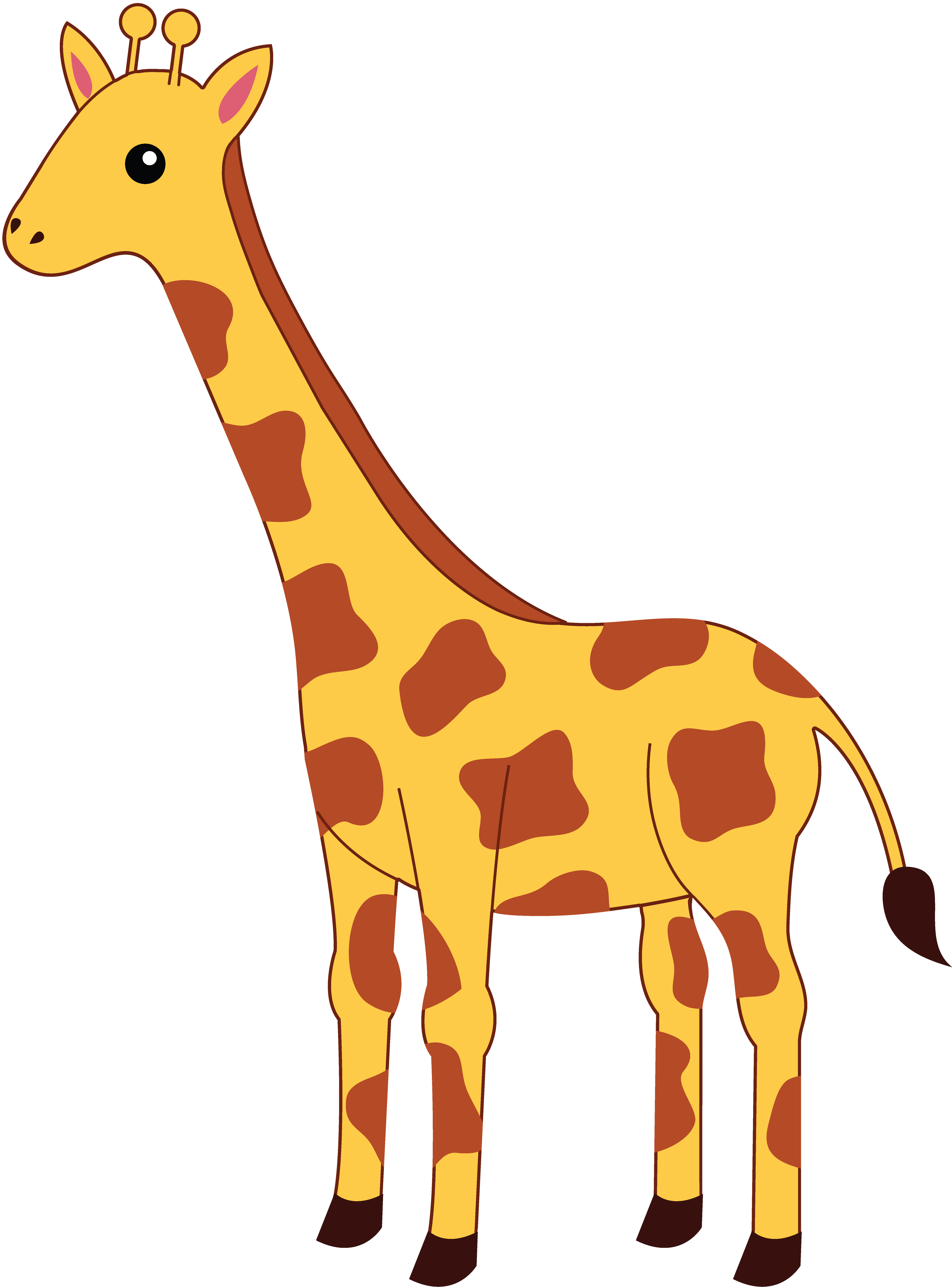 giraffe clipart transparent background