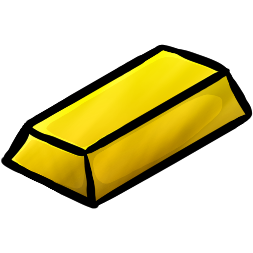 gold clipart gold block