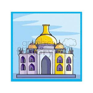 mosque clipart gold