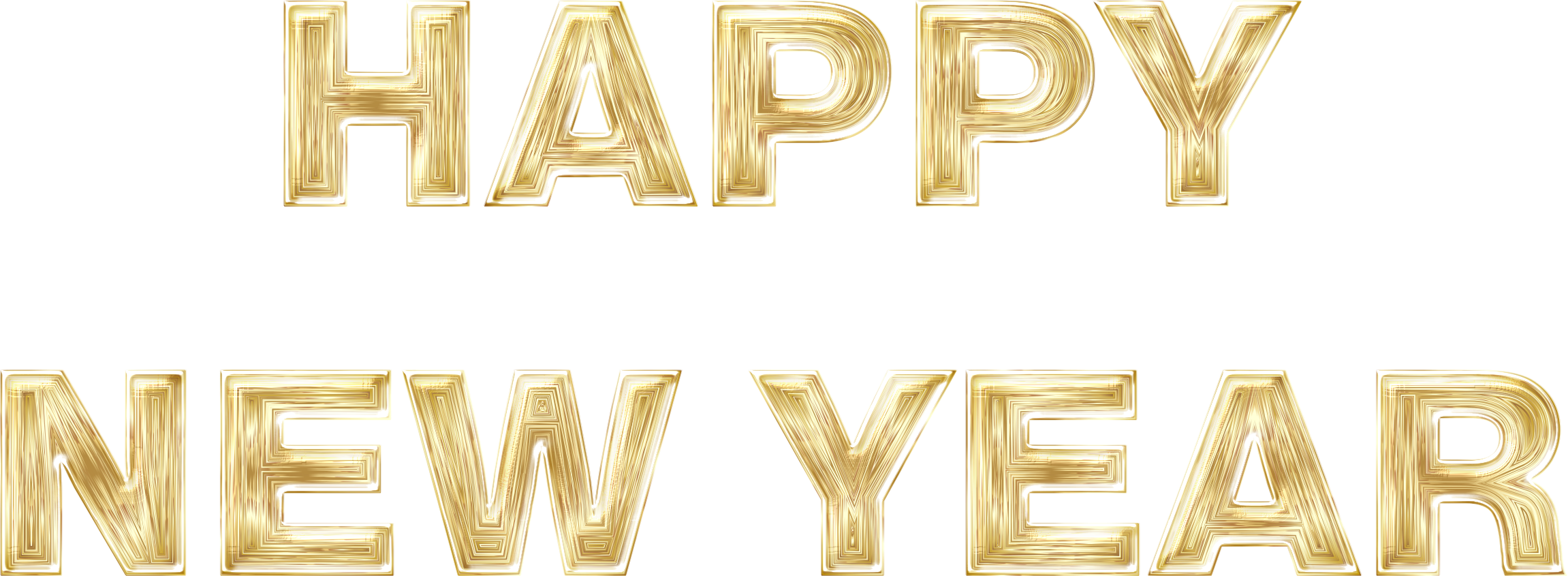 gold clipart new years eve