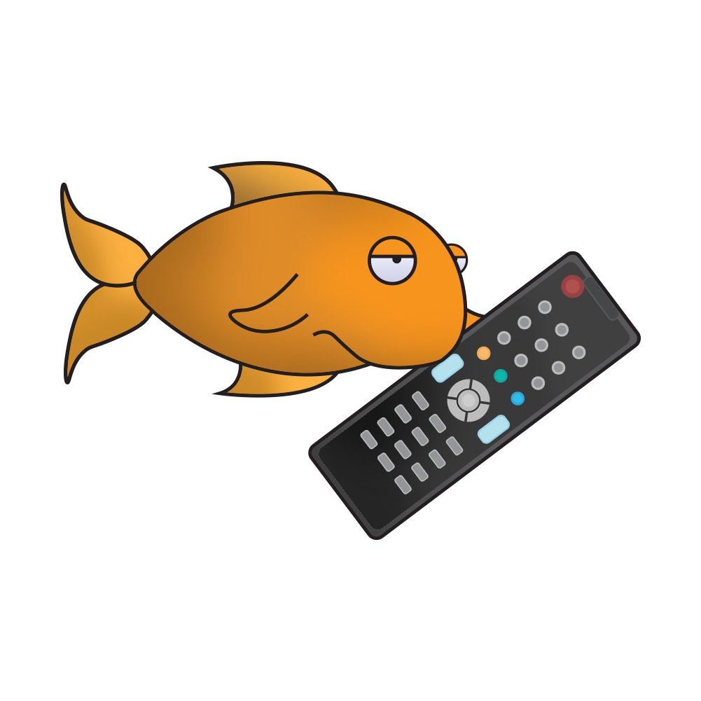 goldfish clipart attention span