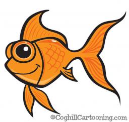 goldfish clipart character