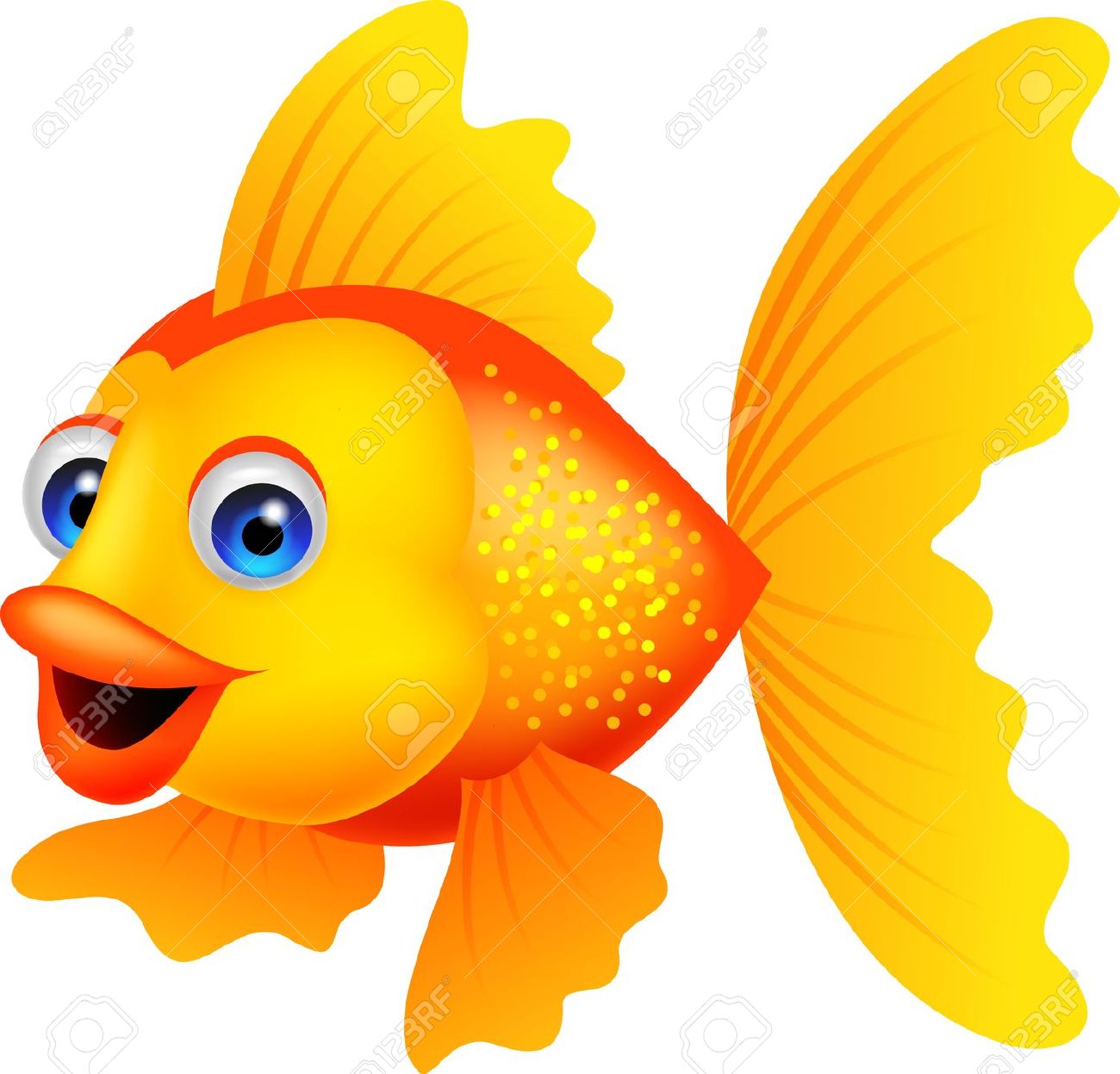 goldfish clipart different fish