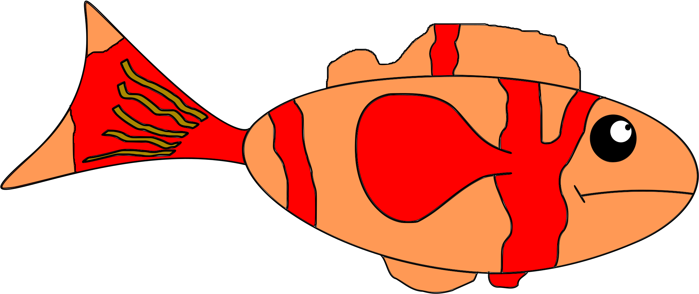 goldfish clipart fish fin