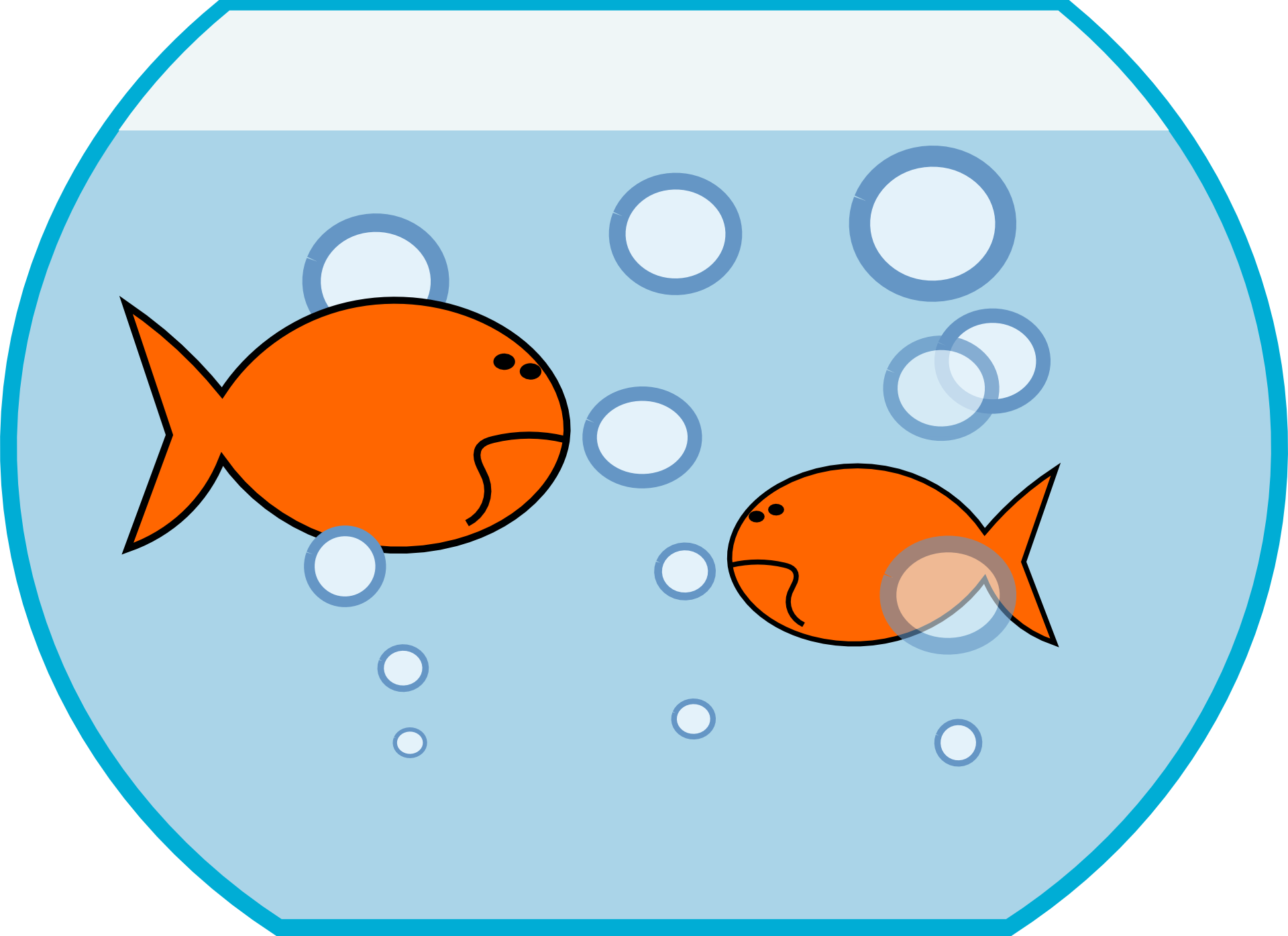 goldfish clipart fish pond