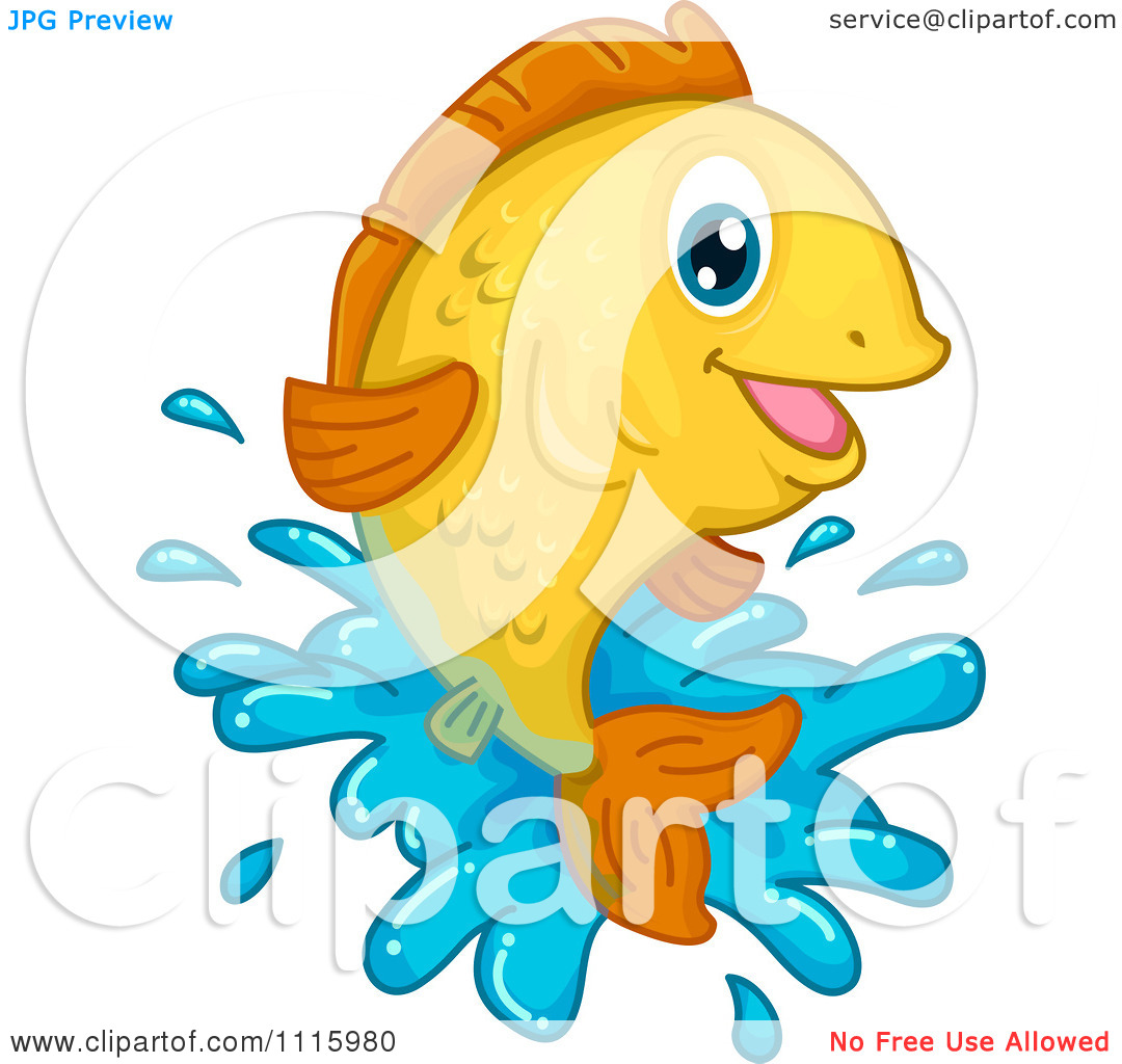 goldfish clipart happy