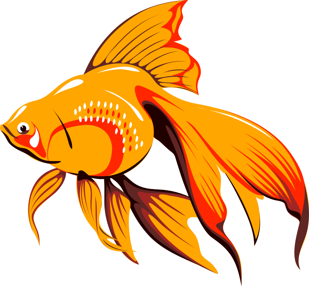 Goldfish clipart label. Onlinelabels clip art architetto