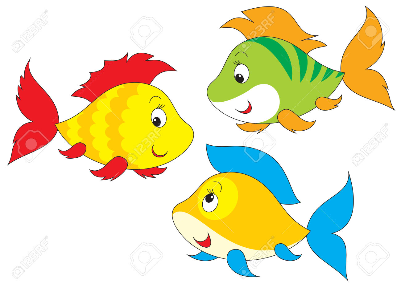 Goldfish clipart printable.  fishes clipartlook