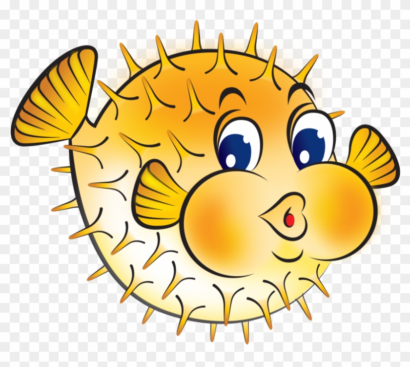 goldfish clipart puffer fish