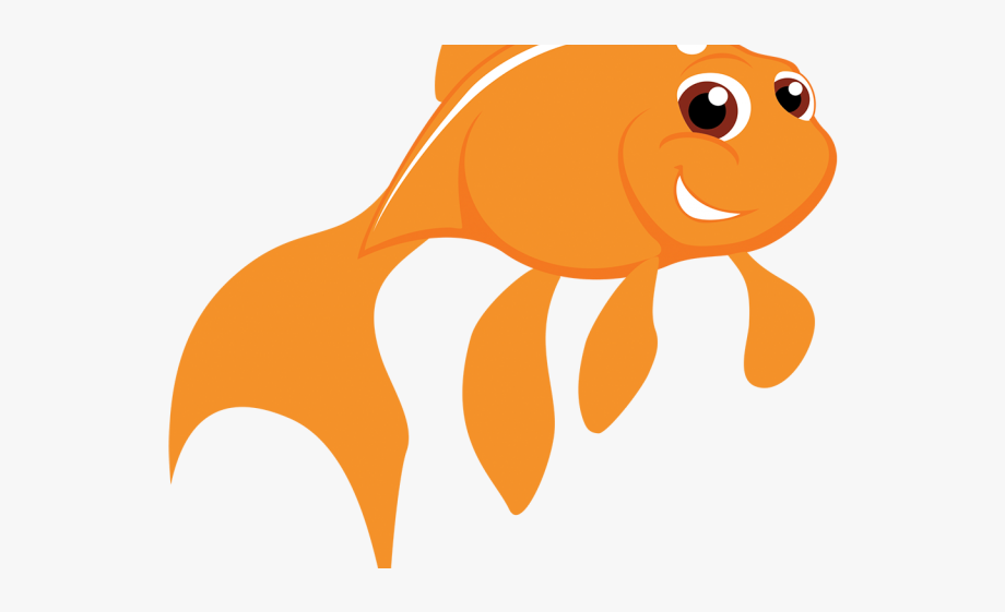 Gold fish animals that. Goldfish clipart swimming animal