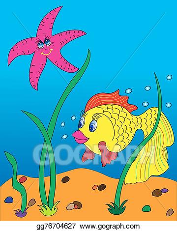 Free download clip art. Goldfish clipart underwater