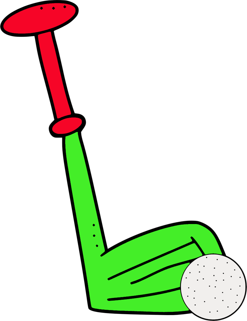 golf clipart border