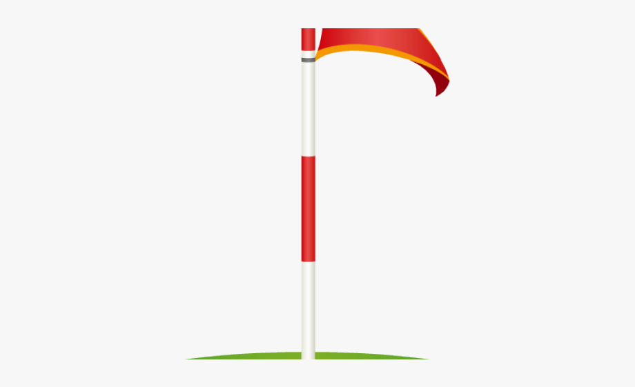 golf clipart flag pole