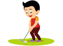 golf clipart girl golf