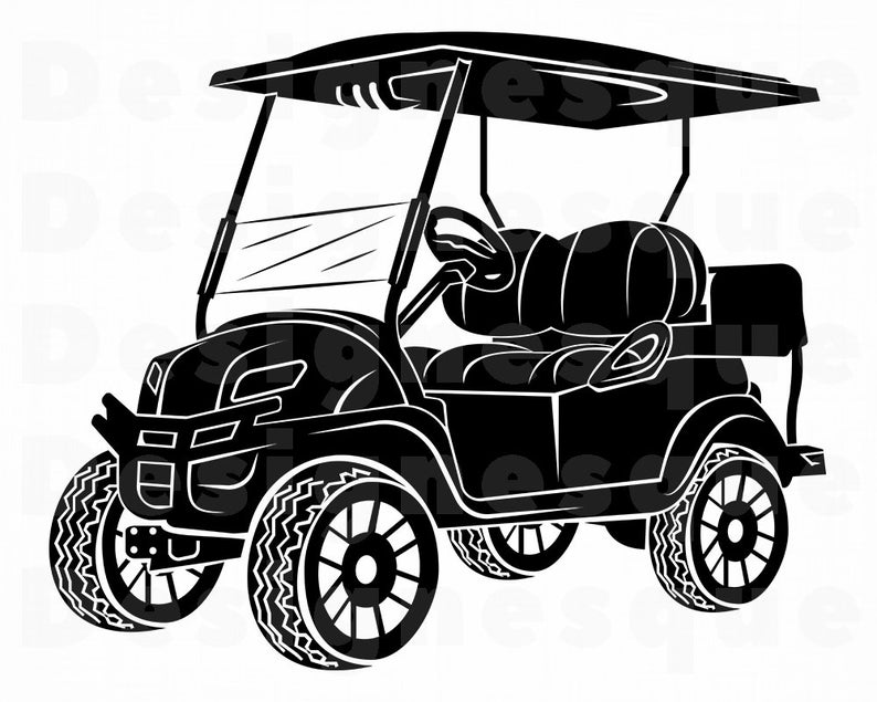 golf clipart golf cart