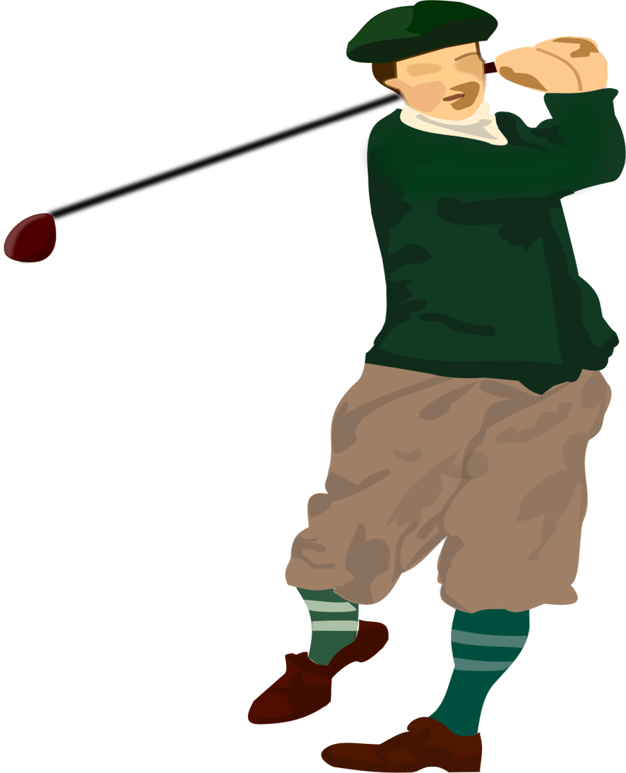 golf clipart golf guy